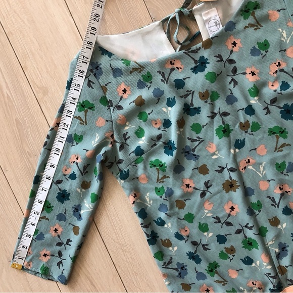 NWOT Miss Miss Made in Italy Floral Print Colorblock Dress Size S - Picture 4 of 11